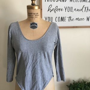 Gray Bodysuit